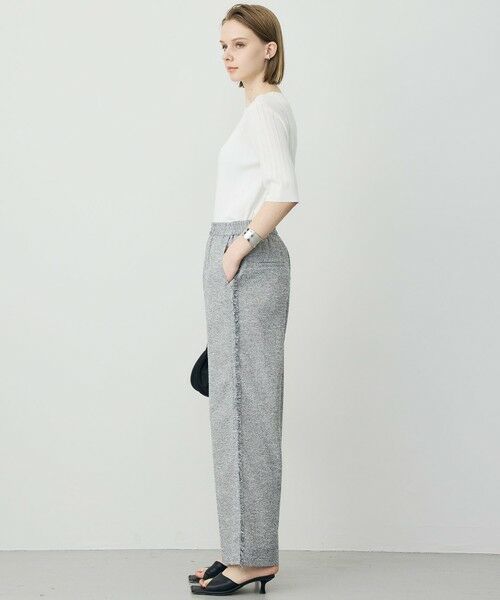 L size ONWARD(大きいサイズ) / エルサイズオンワード その他パンツ | サマーレノクロス ワイドパンツ | 詳細4