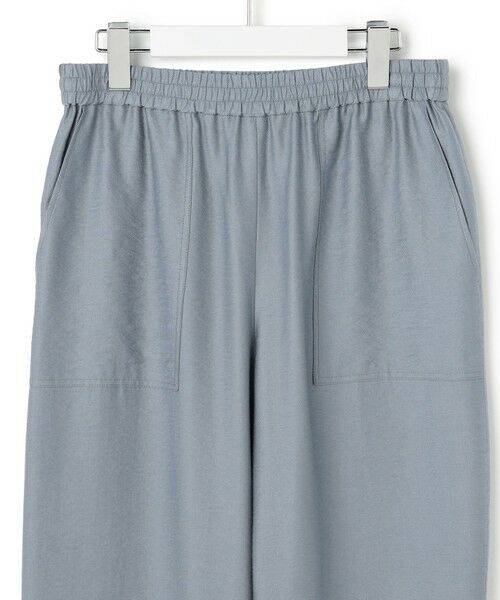 L size ONWARD(大きいサイズ) / エルサイズオンワード その他パンツ | ワッシャーツイル ワイドストレートパンツ | 詳細11