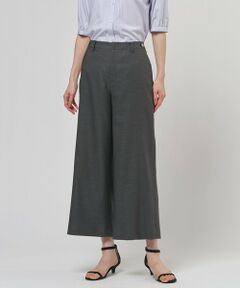 L size ONWARD(大きいサイズ) / エルサイズオンワード その他パンツ | FLAXASAオックス ワイド ストレート パンツ