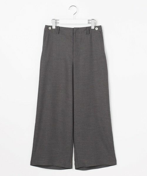 L size ONWARD(大きいサイズ) / エルサイズオンワード その他パンツ | FLAXASAオックス ワイド ストレート パンツ | 詳細3