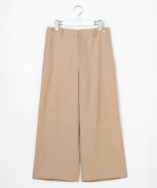 L size ONWARD(大きいサイズ) / エルサイズオンワード その他パンツ | FLAXASAオックス ワイド ストレート パンツ | 詳細8