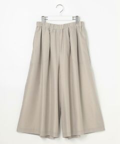 L size ONWARD(大きいサイズ) / エルサイズオンワード その他パンツ | エアリースパンボイル ガウチョ パンツ