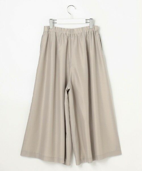 L size ONWARD(大きいサイズ) / エルサイズオンワード その他パンツ | エアリースパンボイル ガウチョ パンツ | 詳細6