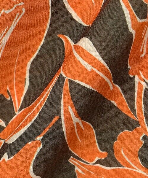 L size ONWARD(大きいサイズ) / エルサイズオンワード その他パンツ | 【カタログ掲載】シアーカラミプリントワイド パンツ | 詳細12