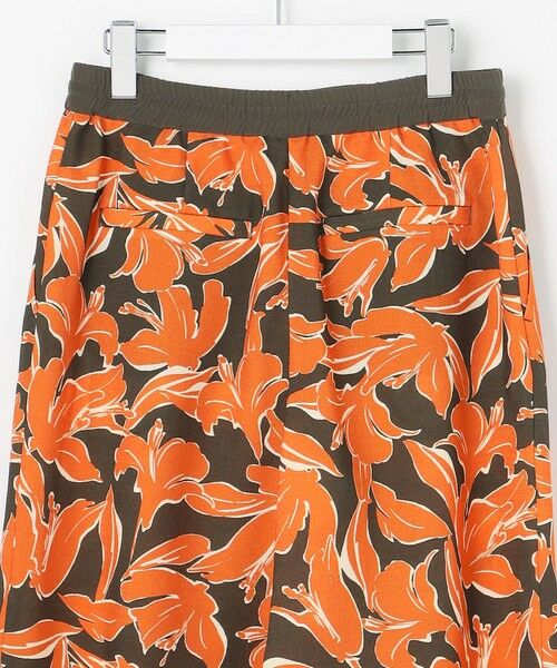 L size ONWARD(大きいサイズ) / エルサイズオンワード その他パンツ | 【カタログ掲載】シアーカラミプリントワイド パンツ | 詳細10