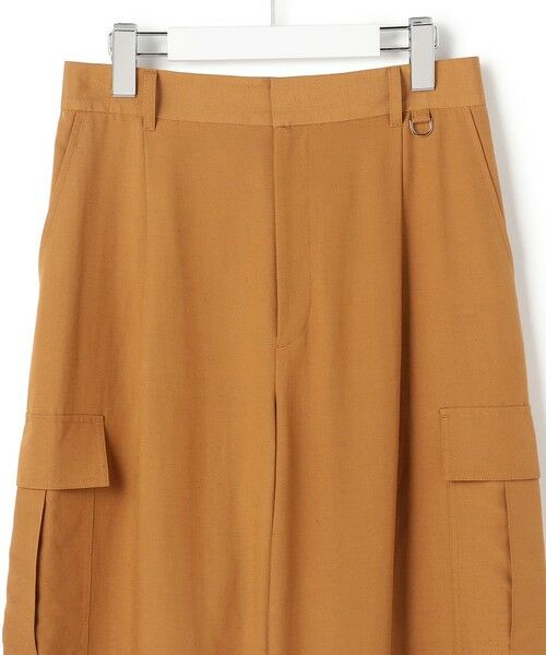 L size ONWARD(大きいサイズ) / エルサイズオンワード カーゴパンツ | 【見上愛さん着用】コットンスラブポプリン カーゴパンツ | 詳細18