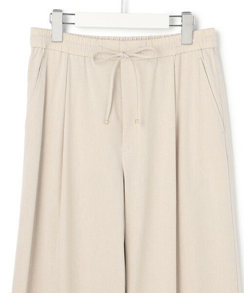 L size ONWARD(大きいサイズ) / エルサイズオンワード その他パンツ | ナチュラルスラブストレッチ ワイドパンツ | 詳細10