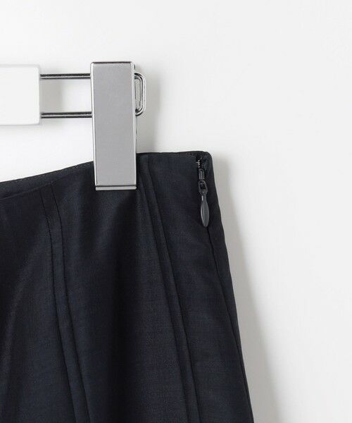 L size ONWARD(大きいサイズ) / エルサイズオンワード ロング・マキシ丈スカート | エアリースパンボイル プリーツ スカート | 詳細19