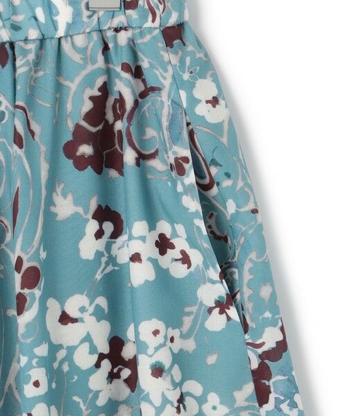 L size ONWARD(大きいサイズ) / エルサイズオンワード ミニ・ひざ丈スカート | Ericaランダムペイズリープリント フレアスカート | 詳細10