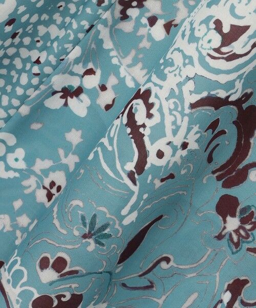 L size ONWARD(大きいサイズ) / エルサイズオンワード ミニ・ひざ丈スカート | Ericaランダムペイズリープリント フレアスカート | 詳細13