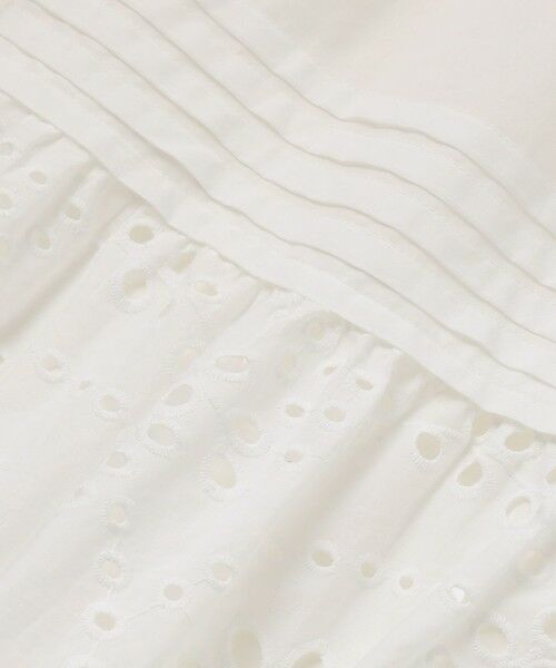 L size ONWARD(大きいサイズ) / エルサイズオンワード ミニ・ひざ丈スカート | 【先行予約】カットワークエンブロイダリー スカート | 詳細12