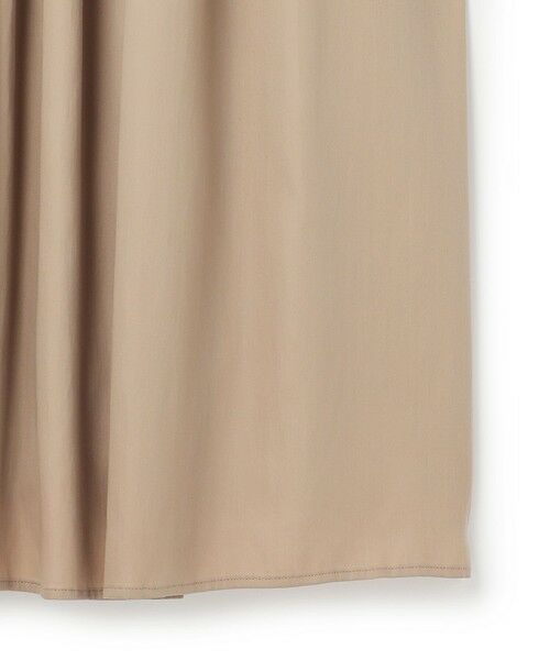 L size ONWARD(大きいサイズ) / エルサイズオンワード ミニ・ひざ丈スカート | シルキーサテン ギャザースカート | 詳細11