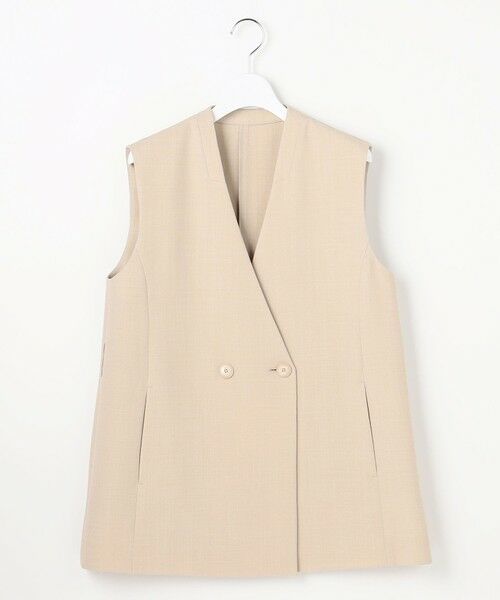 L size ONWARD(大きいサイズ) / エルサイズオンワード ベスト | 【カタログ掲載】リラックスバスケットノーカラー ジレ | 詳細11