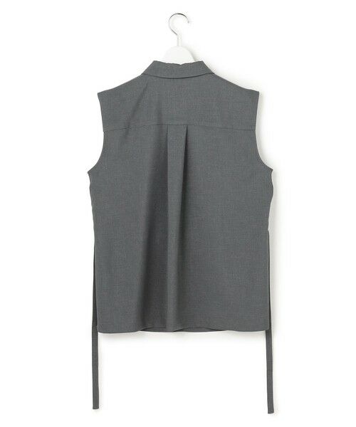 L size ONWARD(大きいサイズ) / エルサイズオンワード シャツ・ブラウス | 【WEB＆一部店舗限定】SerikaWorsted ノースリーブスキッパーブラウス | 詳細2