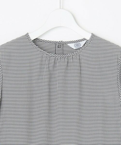 L size ONWARD(大きいサイズ) / エルサイズオンワード シャツ・ブラウス | 【一枚で着映え】アセVisギンガム ブラウス | 詳細3