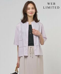 L size ONWARD(大きいサイズ) / エルサイズオンワード シャツ・ブラウス | 【WEB限定カラーあり・一枚で着映え】ラミー ポプリン ボクシーシャツ