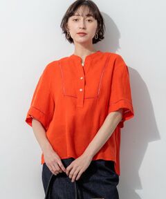 L size ONWARD(大きいサイズ) / エルサイズオンワード シャツ・ブラウス | LIBECOリネン はしごレース ブラウス