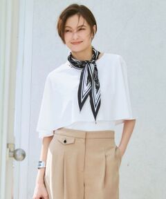 【WEB限定カラーあり】マットスキューバ ケープデザインカットソー