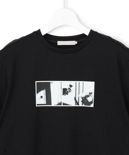 L size ONWARD(大きいサイズ) / エルサイズオンワード カットソー | クロップド ロゴTEE（フォトプリント） | 詳細2