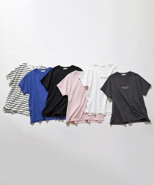 L size ONWARD(大きいサイズ) / エルサイズオンワード カットソー | 【美ライン大人T】半袖 Tシャツ | 詳細21