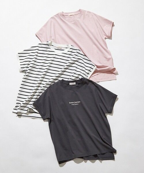 L size ONWARD(大きいサイズ) / エルサイズオンワード カットソー | 【美ライン大人T】半袖 Tシャツ | 詳細22