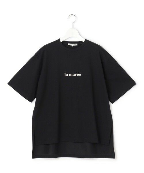 L size ONWARD(大きいサイズ) / エルサイズオンワード カットソー | la maree オーバーサイズ ロゴ Tシャツ | 詳細6