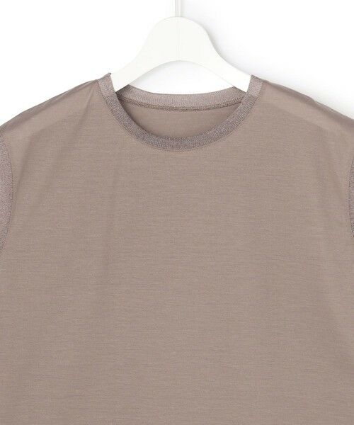 L size ONWARD(大きいサイズ) / エルサイズオンワード カットソー | シアースリーブレス Tシャツ | 詳細10