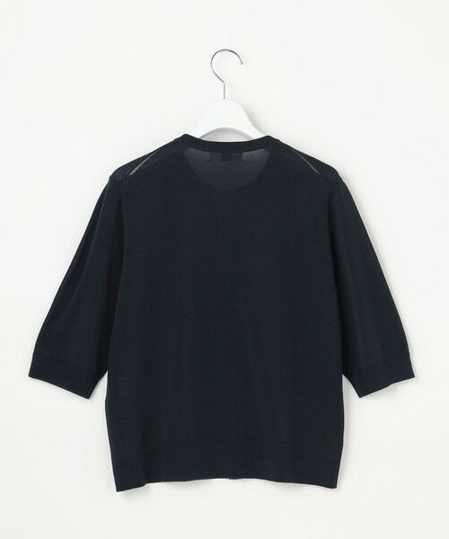 L size ONWARD(大きいサイズ) / エルサイズオンワード カーディガン・ボレロ | COTTON ACETATE DRY クルーネック カーディガン | 詳細3
