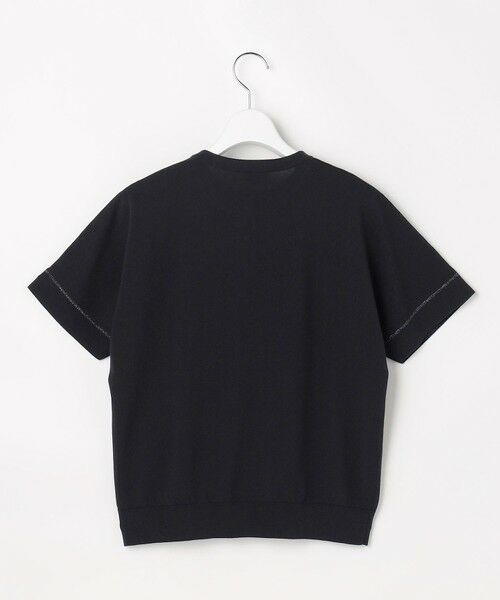 L size ONWARD(大きいサイズ) / エルサイズオンワード ニット・セーター | COOL MINT COTTON POLYESTER ヘンリーネック ニット プルオーバー | 詳細3