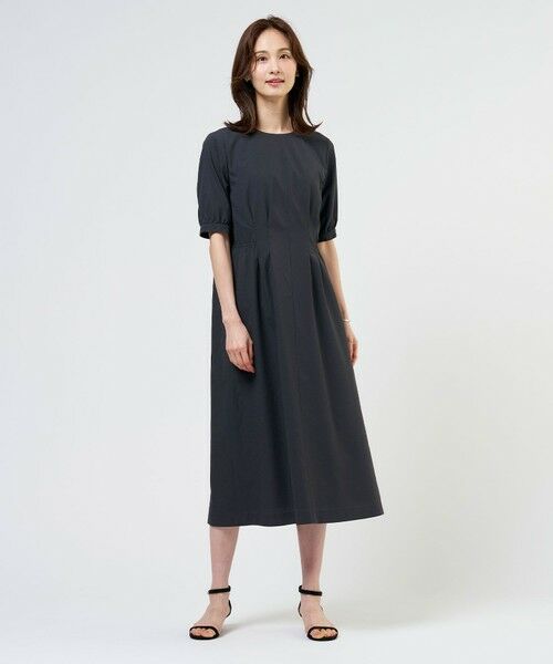 L size ONWARD(大きいサイズ) / エルサイズオンワード ロング・マキシ丈ワンピース | 【WEB限定カラーあり】アキハ BREEZE COOL ワンピース | 詳細5