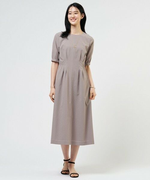 L size ONWARD(大きいサイズ) / エルサイズオンワード ロング・マキシ丈ワンピース | 【WEB限定カラーあり】アキハ BREEZE COOL ワンピース | 詳細13