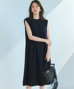 L size ONWARD(大きいサイズ) / エルサイズオンワード ドレス | ストレッチジョーゼット スリーブレス ワンピース