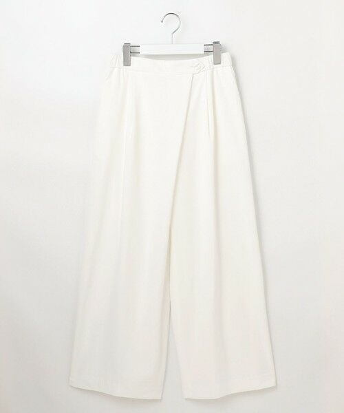 L size ONWARD(大きいサイズ) / エルサイズオンワード その他パンツ | 【17号サイズまで展開・SHIHOさん着用・機能性抜群・旬シルエット】ファンクショナルブロード カーブパンツ | 詳細16