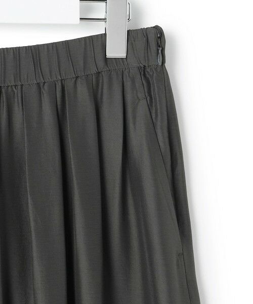 L size ONWARD(大きいサイズ) / エルサイズオンワード その他パンツ | クールタッチタフタ ギャザーワイドパンツ | 詳細11