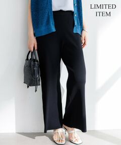 L size ONWARD(大きいサイズ) / エルサイズオンワード その他パンツ | 【Lサイズ限定】レーヨンポリエステルストレッチ ニット パンツ