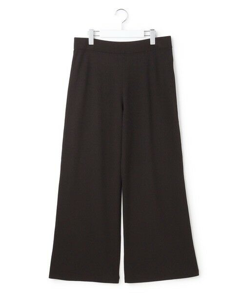 L size ONWARD(大きいサイズ) / エルサイズオンワード その他パンツ | 【Lサイズ限定】レーヨンポリエステルストレッチ ニット パンツ | 詳細11
