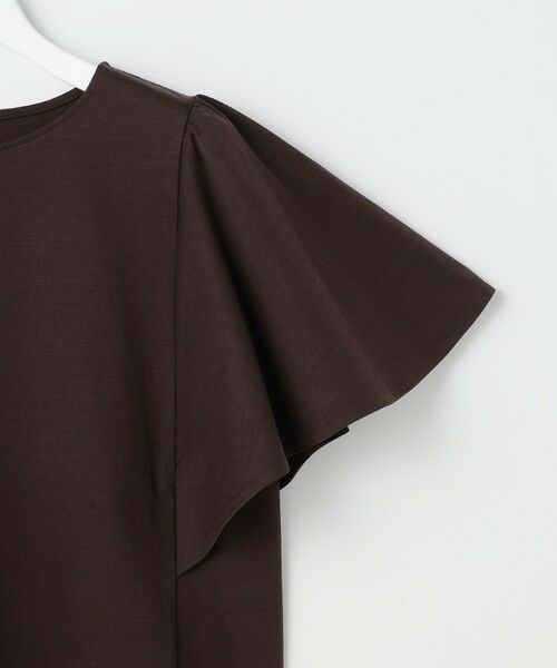 L size ONWARD(大きいサイズ) / エルサイズオンワード カットソー | 【シルクタッチさら魅せTシャツ】袖フレア プルオーバー | 詳細17
