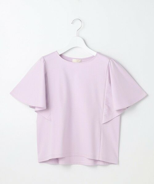 L size ONWARD(大きいサイズ) / エルサイズオンワード カットソー | 【シルクタッチさら魅せTシャツ】袖フレア プルオーバー | 詳細29