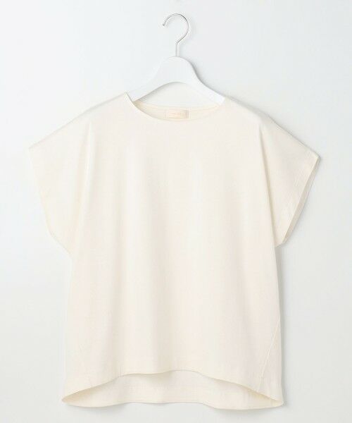L size ONWARD(大きいサイズ) / エルサイズオンワード カットソー | 【シルクタッチさら魅せTシャツ】後ろコクーン プルオーバー | 詳細4
