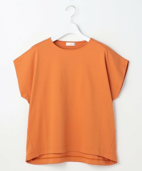 L size ONWARD(大きいサイズ) / エルサイズオンワード カットソー | 【シルクタッチさら魅せTシャツ】後ろコクーン プルオーバー | 詳細10