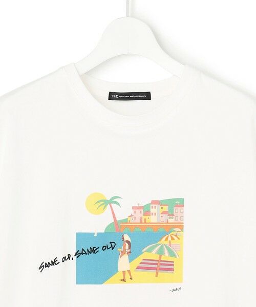L size ONWARD(大きいサイズ) / エルサイズオンワード カットソー | Lauren Rolwing コラボ グラフィックプリント Tシャツ | 詳細10