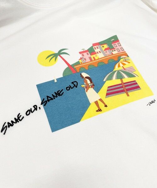 L size ONWARD(大きいサイズ) / エルサイズオンワード カットソー | Lauren Rolwing コラボ グラフィックプリント Tシャツ | 詳細15