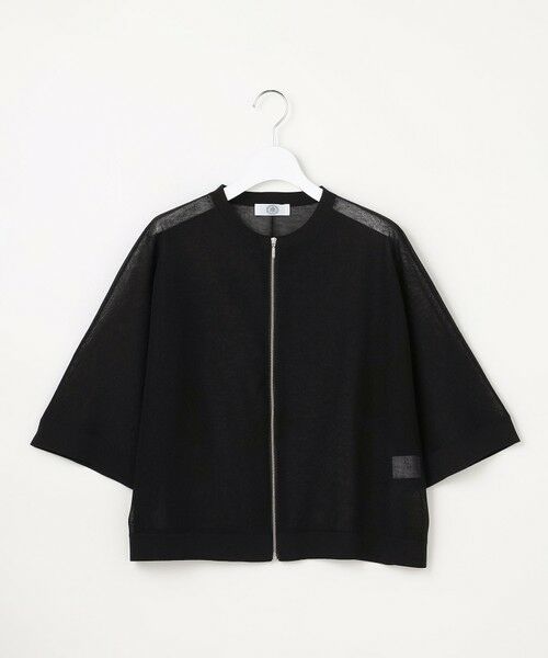 L size ONWARD(大きいサイズ) / エルサイズオンワード ブルゾン | SHEER LIGHT KNIT ブルゾン | 詳細7