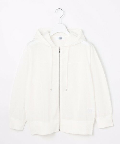 L size ONWARD(大きいサイズ) / エルサイズオンワード パーカー | 【WEB限定カラーあり】SHEER LIGHT KNIT パーカー | 詳細4