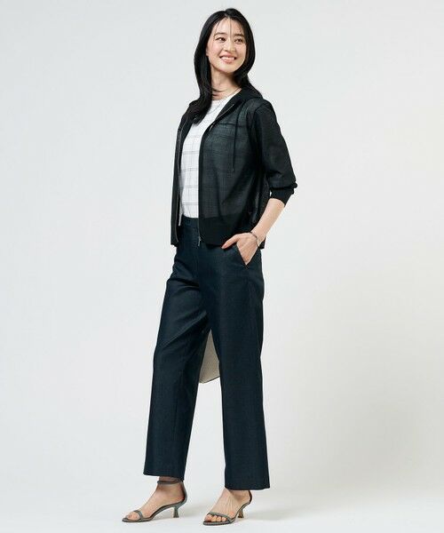 L size ONWARD(大きいサイズ) / エルサイズオンワード パーカー | 【WEB限定カラーあり】SHEER LIGHT KNIT パーカー | 詳細6