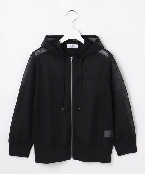 L size ONWARD(大きいサイズ) / エルサイズオンワード パーカー | 【WEB限定カラーあり】SHEER LIGHT KNIT パーカー | 詳細9