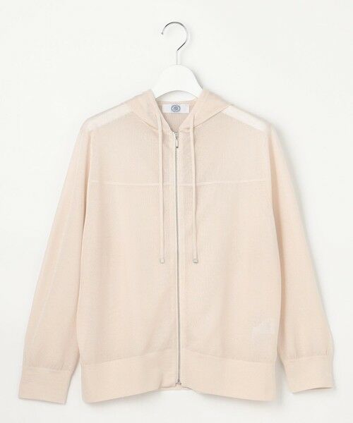 L size ONWARD(大きいサイズ) / エルサイズオンワード パーカー | 【WEB限定カラーあり】SHEER LIGHT KNIT パーカー | 詳細9