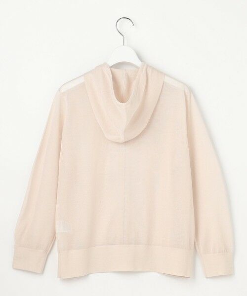L size ONWARD(大きいサイズ) / エルサイズオンワード パーカー | 【WEB限定カラーあり】SHEER LIGHT KNIT パーカー | 詳細10