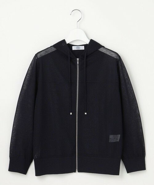 L size ONWARD(大きいサイズ) / エルサイズオンワード パーカー | 【WEB限定カラーあり】SHEER LIGHT KNIT パーカー | 詳細22