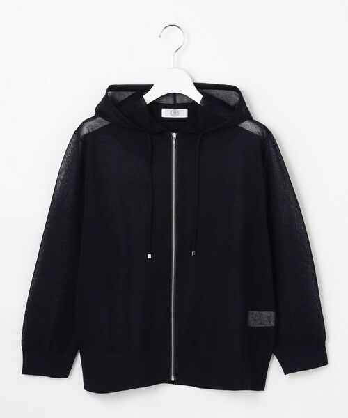 L size ONWARD(大きいサイズ) / エルサイズオンワード パーカー | 【WEB限定カラーあり】SHEER LIGHT KNIT パーカー | 詳細29